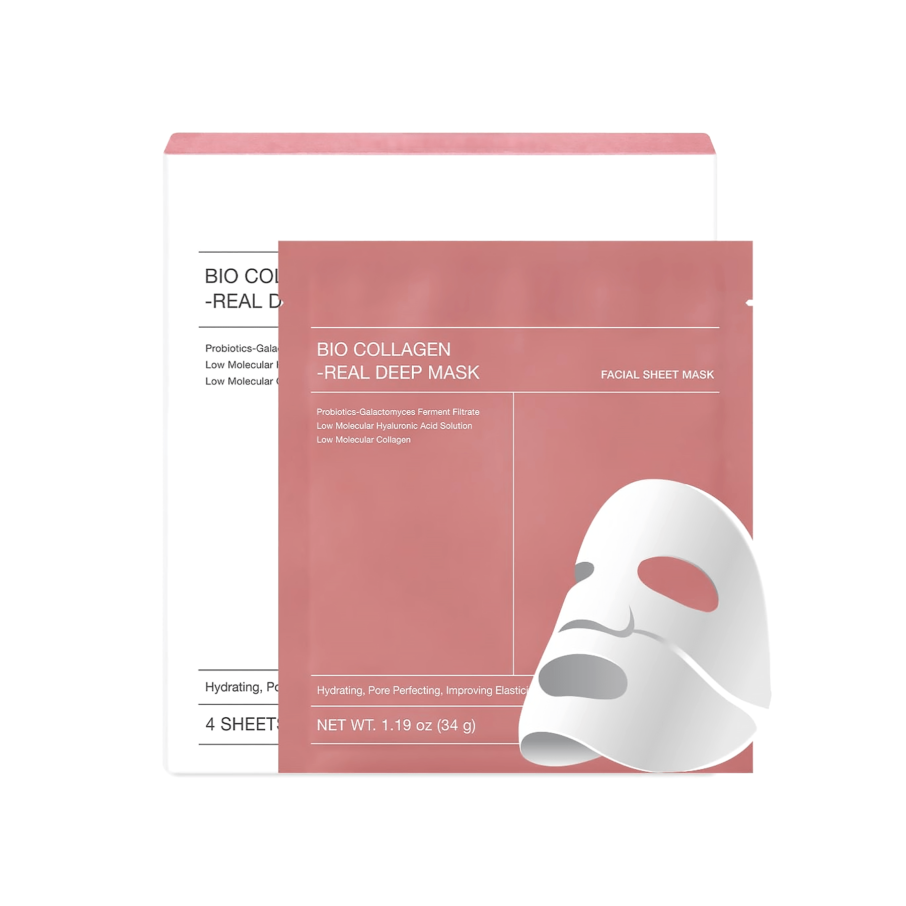 Masque visage anti-âge au collagène